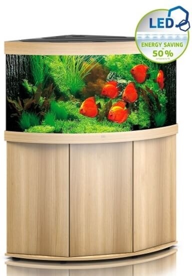 Juwel Trigon 350 Eck-Aquarium-Set 350l helles Holz mit Unters