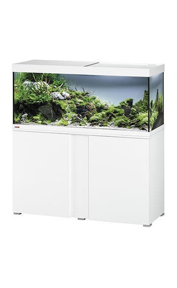 EHEIM vivalineLED 240 Weiss Aquarium mit Unterschrank