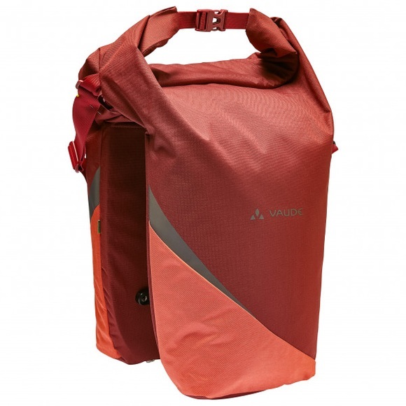 Vaude - Road Master Urban (Double) - Gepäckträgertasche Gr 32+6 l rot