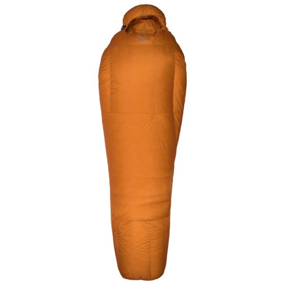 Mountain Equipment - Redline - Daunenschlafsack Gr Long - Body Size: 200 cm braun/orange