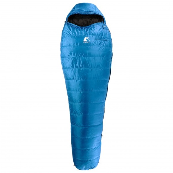 Alvivo - Ibex 500 - Daunenschlafsack Gr 195 cm;225 cm ;blau