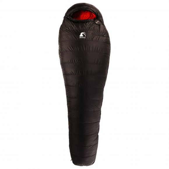 Alvivo - Ibex 700 - Daunenschlafsack Gr 225 cm schwarz