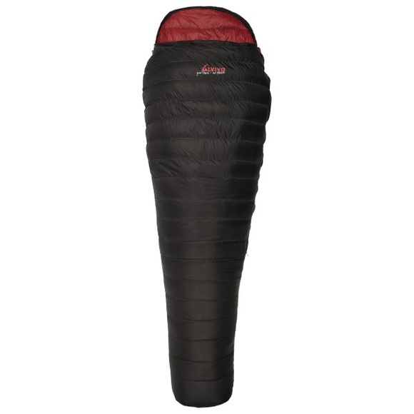 Alvivo - Ibex Ultra Light - Daunenschlafsack Gr 210 cm schwarz