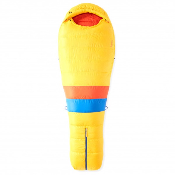 Marmot - Never Summer - Daunenschlafsack Gr Regular solar /rot