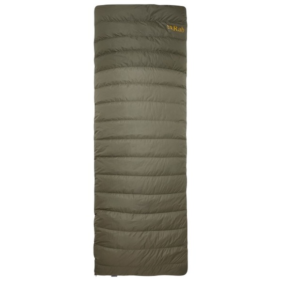 Rab - Outpost 300 - Daunenschlafsack Gr bis 190 cm Körperlänge light khaki / stone