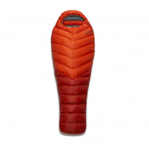 Rab - Alpine 200 - Daunenschlafsack Gr bis 200 cm Körperlänge rot
