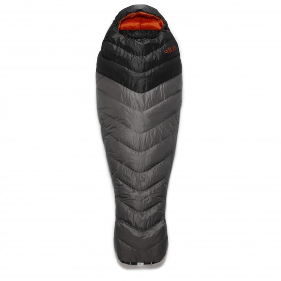 Rab - Neutrino Pro 300 - Daunenschlafsack Gr bis 200 cm Körperlänge granite