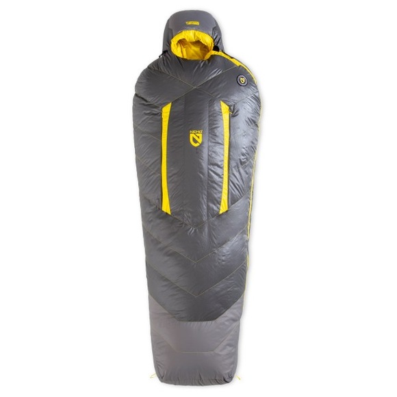 Nemo - Sonic 0 - Daunenschlafsack Gr 198 cm - Long goodnight gray / goldfinch