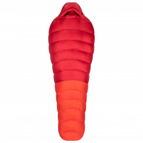 Marmot - Atom - Daunenschlafsack Gr Long;Regular rot