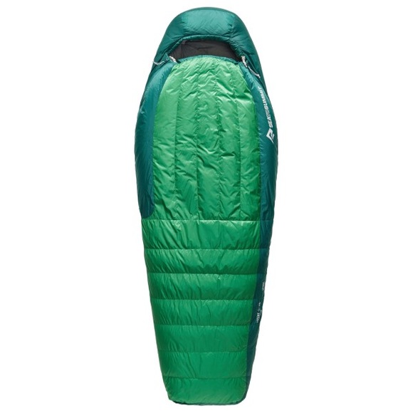 Sea to Summit - Ascent -9C - Daunenschlafsack Gr Long (bis 198 cm Größe) grün