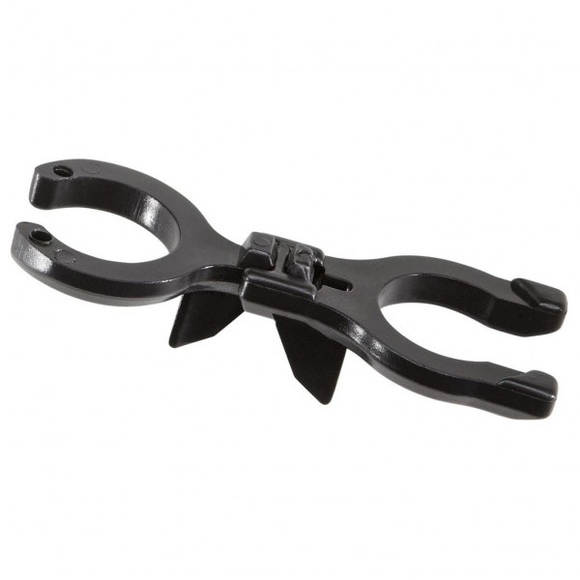 Leki - Klapp Clip Montiert - Trekkingstock-Zubehör Gr 16 mm grau/schwarz