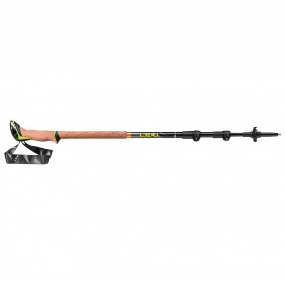 Leki - Sherpa - Trekkingstöcke Gr 110 - 145 cm grau/gelb