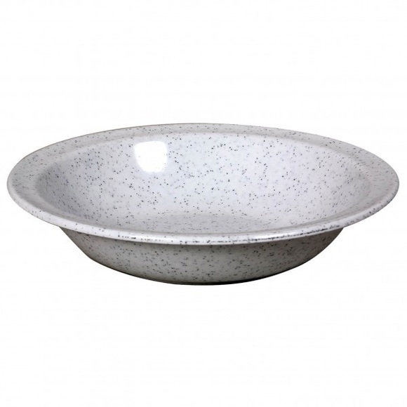 Waca - Melamin Teller tief - Geschirr Gr 20,5 cm grau