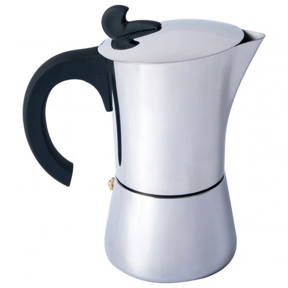 Basic Nature - Espresso Maker Edelstahl Gr 2 Tassen;4 Tassen;6 Tassen;9 Tassen