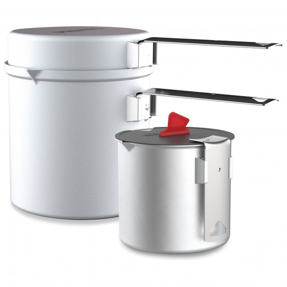 Primus - Essential Trek Pot Set - Topf Gr 0,6 + 1 l grau