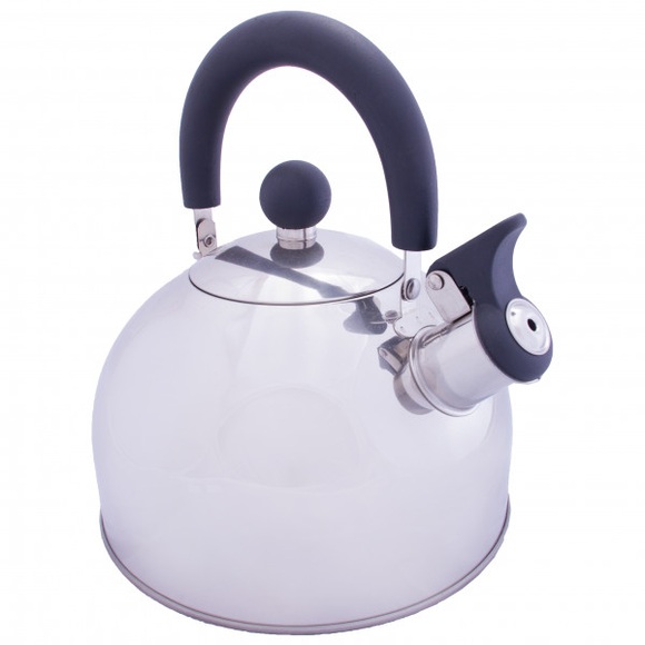 Vango - Stainless Steel kettle with folding handle - Teekocher Gr 1,6 l;2 l weiß