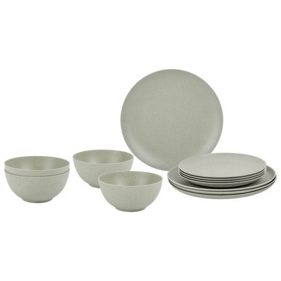 Brunner - Midday - Geschirr-Set Gr 12 Pieces;One Size blau;grau;türkis;weiß;weiß/grau