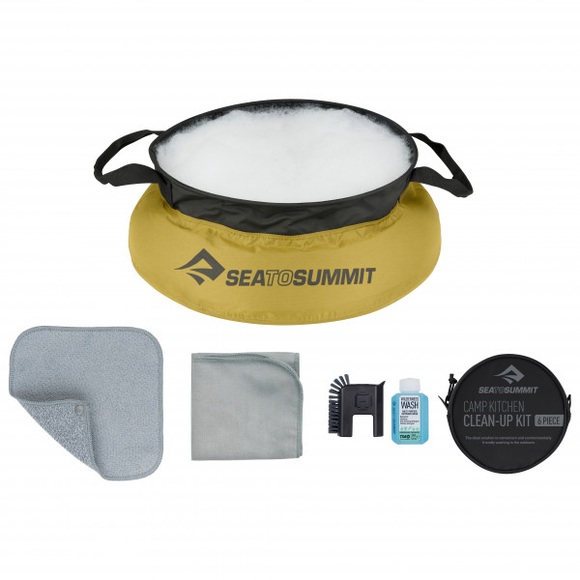Sea to Summit - Camp Kitchen Clean-Up Kit Gr 6 Piece Set grau