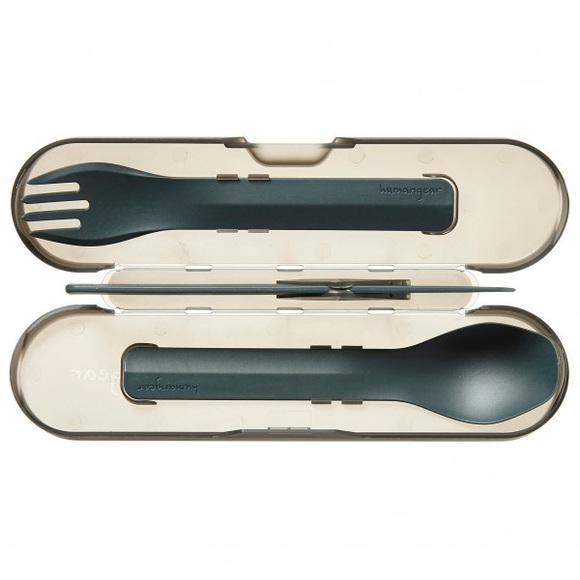 humangear - Besteck GoBites Trio - Besteck-Set beige