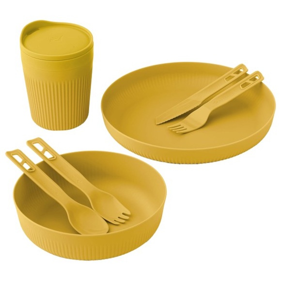 Sea to Summit - Passage Dinnerware Set 1 Person (7 Piece) - Geschirr-Set gelb