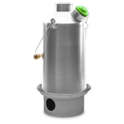 Kelly Kettle - Base Camp Kettle - Trockenbrennstoffkocher Gr 1,6 l stainless steel