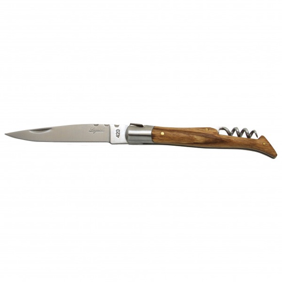 Laguiole - Laguiole Taschenmesser Classic Korkenzieher - Messer Gr 20,2 cm grau