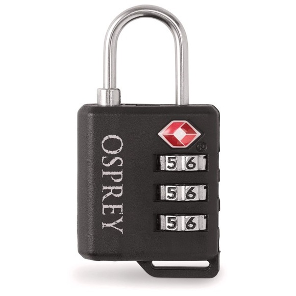 Osprey - Travel Sentry 3-Dial Padlock - Gepäcksicherung schwarz