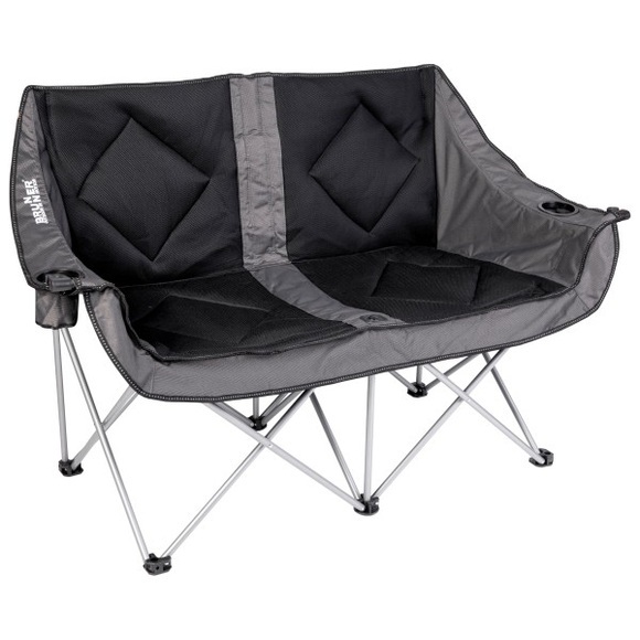 Brunner - Action Sofa 3D Comfort - Campingstuhl grau/schwarz