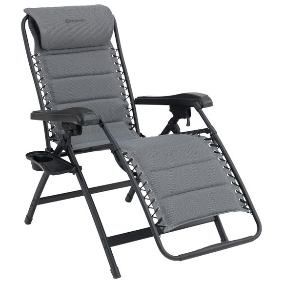 Outwell - Acadia - Campingstuhl Gr 69 x 85 x 100/114 cm grau