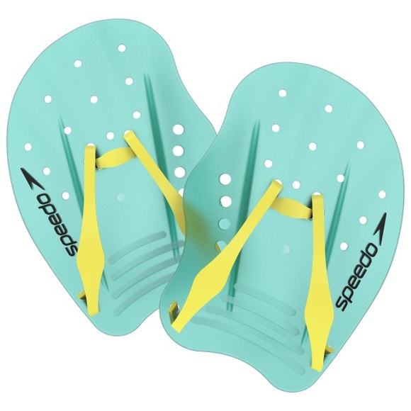 Speedo - Tech Paddle - Schwimmhilfe Gr L arctic glass