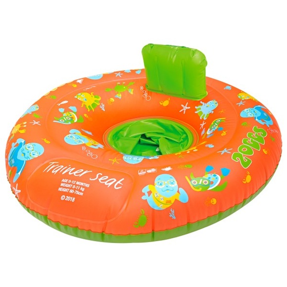 Zoggs - Zoggy Trainer Seat - Schwimmhilfe Gr 0-12 months rot/grün