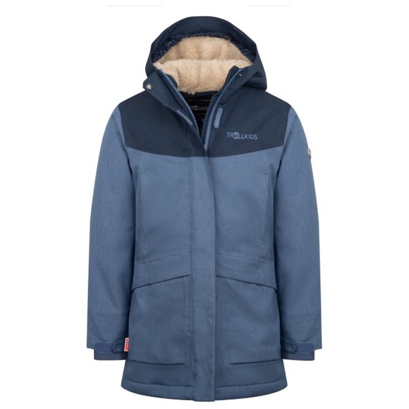 Trollkids - Girl's Oslo Coat Pro - Mantel Gr 92 blau