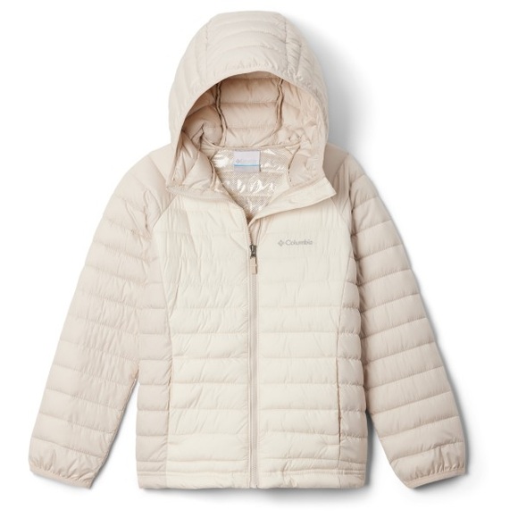 Columbia - Kid's Powder Lite II/1 Hooded Jacket - Kunstfaserjacke Gr 10-12 Years beige