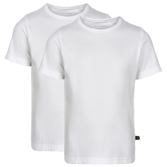 Minymo - Kid's Basic 32 -S/S (2-Pack) - T-Shirt Gr 80 weiß