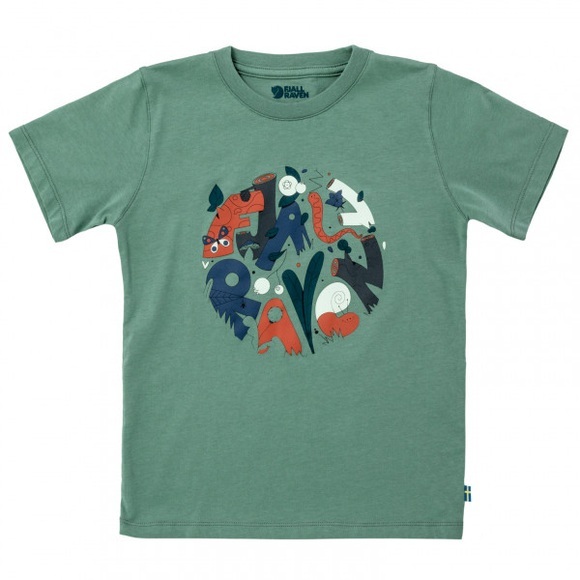Fjällräven - Kid's Forest Findings T-Shirt - T-Shirt Gr 140 türkis