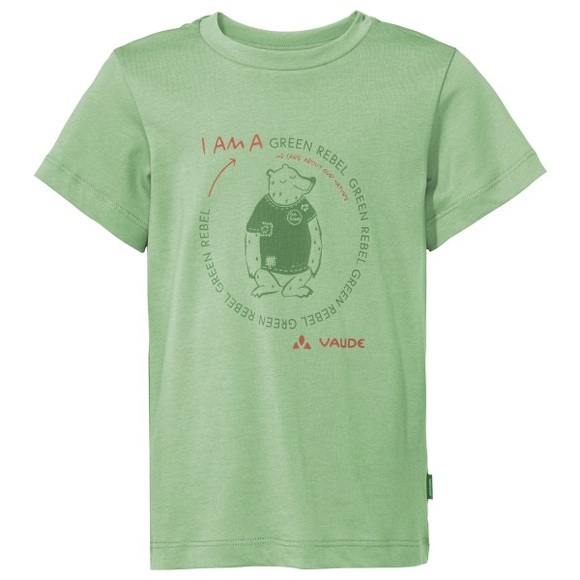 Vaude - Kid's Vaude T-Shirt - T-Shirt Gr 104;110/116;122/128;134/140;146/152;158/164;92;98 grün;rot;weiß