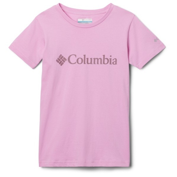 Columbia - Kid's Mission Lake Graphic Shirt S/S - T-Shirt Gr L;M;S;XL;XS;XXS rosa;weiß