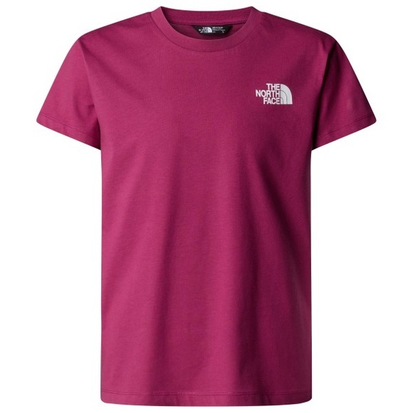 The North Face - Girl's Redbox Tek S/S Relaxed Tee - T-Shirt Gr XS lila/rosa