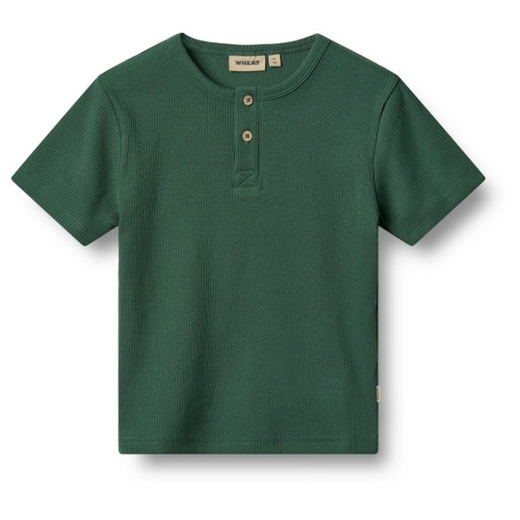 WHEAT - Kid's T-Shirt S/S Lumi - T-Shirt Gr 104 grün