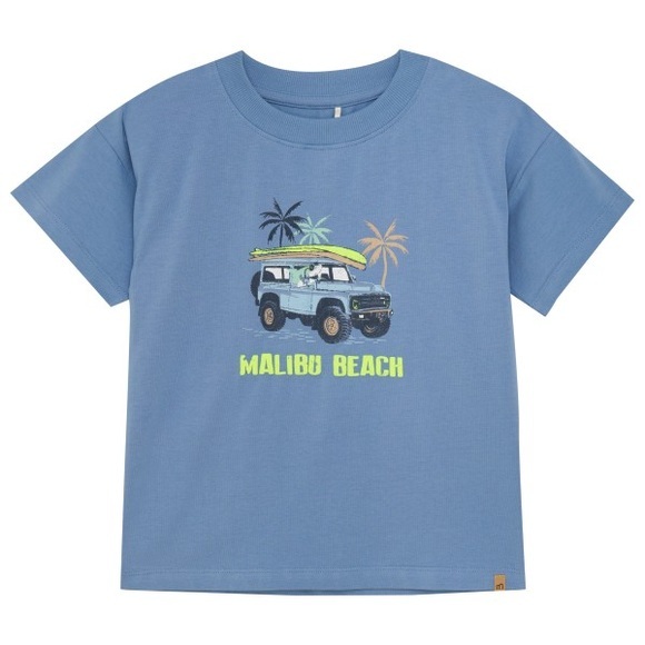 Minymo - Kid's T-Shirt S/S Slub Yarn - T-Shirt Gr 86 blau