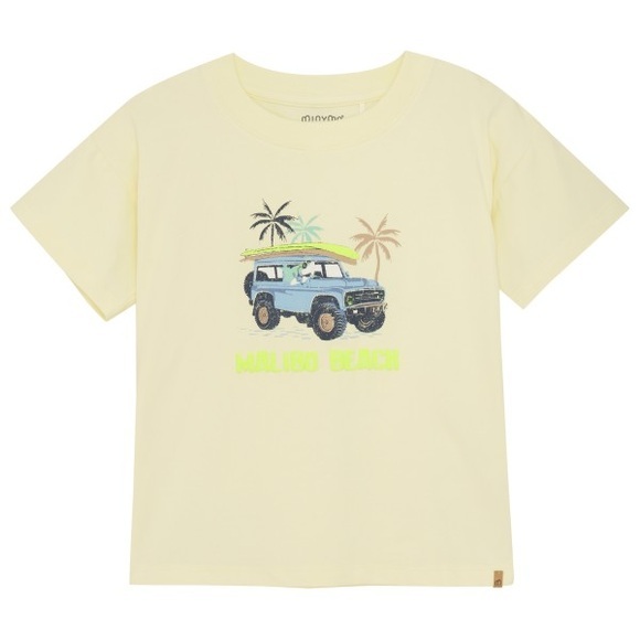 Minymo - Kid's T-Shirt S/S Slub Yarn - T-Shirt Gr 86 beige