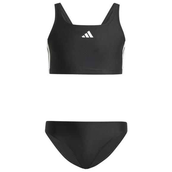 adidas - Kid's 3 Stripes Bold Bikini - Bikini Gr 152 schwarz