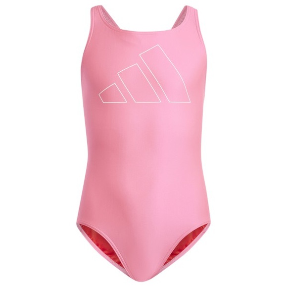 adidas - Kid's Big Bars Suit - Badeanzug Gr 170 rosa