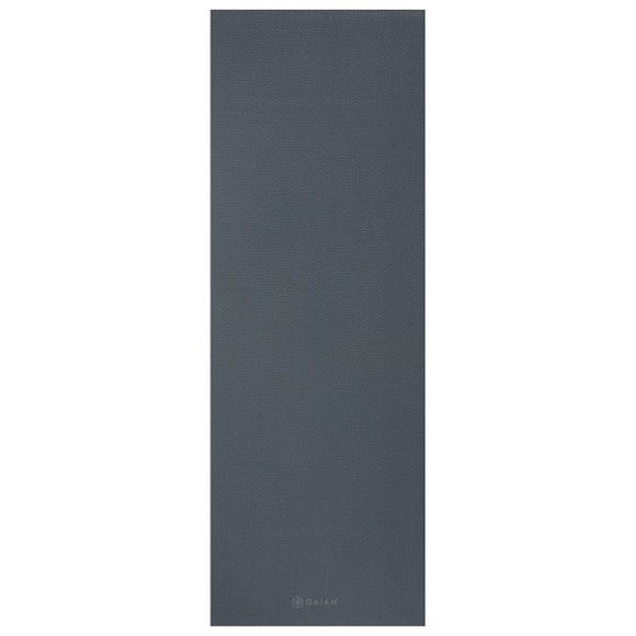GAIAM - Yoga Mat 6 mm Solid - Yogamatte Gr 61 x 173 x 0,6 cm blau