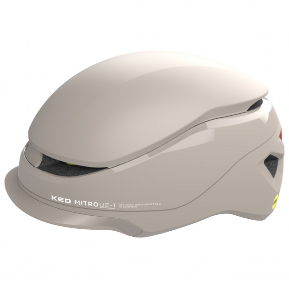 KED - Mitro UE-1 - Velohelm Gr L - 58-61 cm grau/weiß