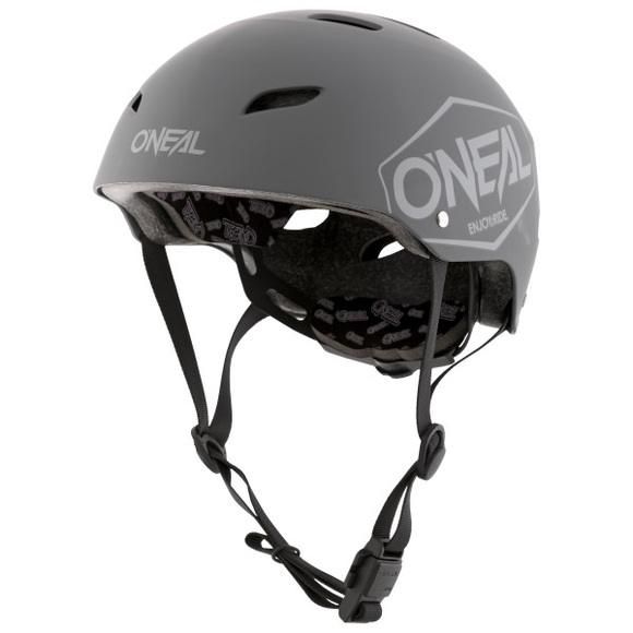 O'Neal - Kid's Dirt Lid Youth Helmet Plain - Velohelm Gr M - 49-50 cm;S - 47-48 cm grau