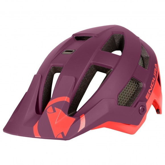 Endura - Singletrack Helm - Velohelm Gr M/L lila