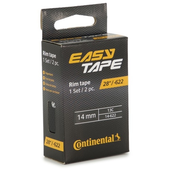 Continental - Felgenband 2 Stk 28'' - Felgenband Gr 28 Zoll - 20-622 schwarz