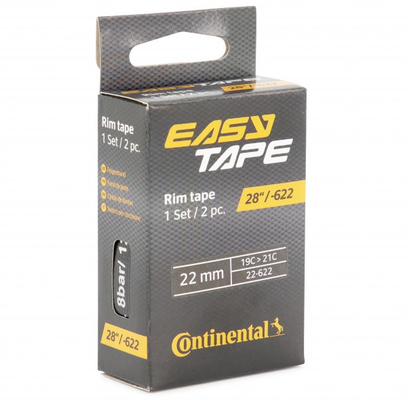 Continental - Felgenband 2 Stk 28'' - Felgenband Gr 28 Zoll - 26-622 schwarz