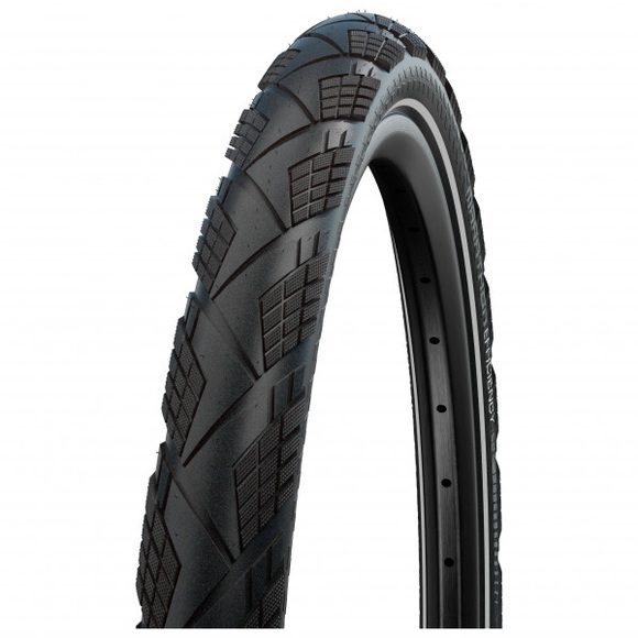 Schwalbe - Marathon Efficiency Evo 28'' (55-622) SR V-Guard - Pneus Gr 28'' x 1,50'' - 55-622 schwarz